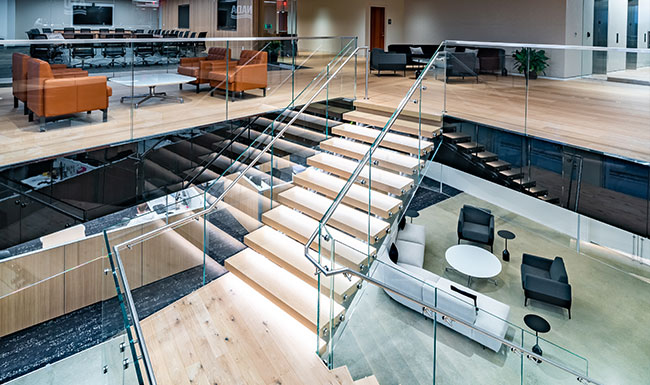 NADA interconnected staircase