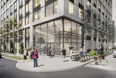 rendering of a proposed new multifamily building